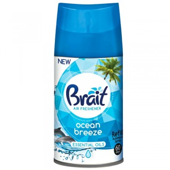 Освежитель воздуха Brait сменный баллон Ocean breeze 250 мл (5908241707748)