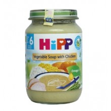 Овощной суп с курицей  HiPP с 6 месяцев 190 г (9062300114789) 