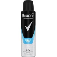 Дезодорант-антиперспирант мужской Rexona Cobalt Dry 150 мл (4000388669000) 