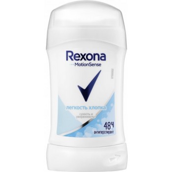 Дезодорант-антиперспирант стик Rexona  Легкость хлопка 40 мл (54024502)