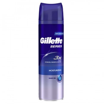 Гель для гоління Gillette Series Moisturizing Зволожуючий 200 мл (7702018980833)