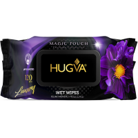 Серветки вологі Hugva Luxury Magic touch з клапаном 120 шт (8680731427011)