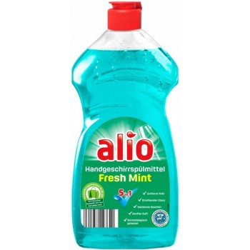 Средство для мытья посуды Alio 5in1 Fresh Mint 500 мл (4061458147620)