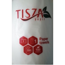 Паперові рушники Tisza Papir 2-шарові 1 шт. 350 відривів