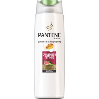Шампунь для волосся Pantene Pro-V Злиття з природою Очищення і Живлення 250 мл (4084500673946)