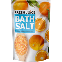 Соль для ванн Fresh Juice Sicilian Orange & Clementine дой-пак 500 г (4823015937651)