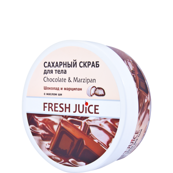 Цукровий скраб для тіла Fresh Juice 225 мл Шоколад і марципан (4823015925788)