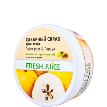 Сахарный скраб для тела Fresh Juice 225 мл Азиатская груша и папайя