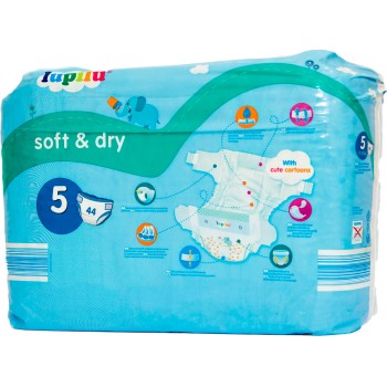 Подгузники Lupilu Soft&Dry 5 (11-25 кг) 44 шт (20979027)