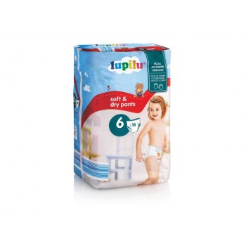 Підгузники-трусики Lupilu Soft&Dry 6 (15кг+) 18 шт (20182939)