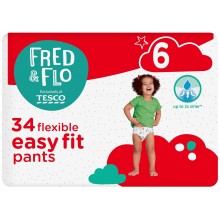 Подгузники-трусики Fred&Flo Easy Fit 6 (16кг+) 34 шт (5057753440558)