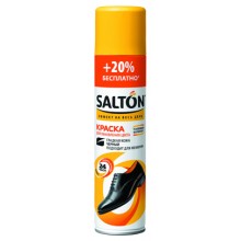 Фарба для шкіри Salton спрей чорна 200 мл  (8595589501069)