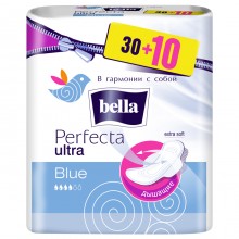Прокладки Bella Perfecta Blue Soft 30+10 шт