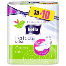 Прокладки Bella Perfecta Green Drai 30+10 шт