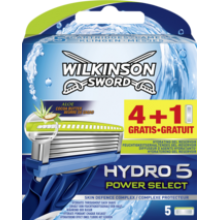 Сменные кассеты для бритья Wilkinson Sword (Schick) HYDRO 5 Power - 4 шт.+1 шт БЕЗПЛАТНО