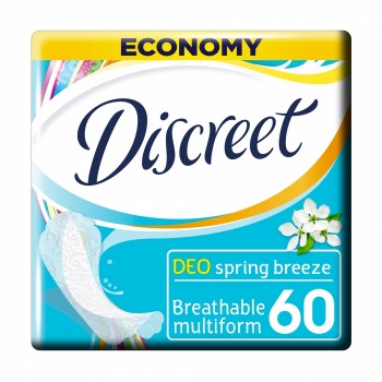 Щоденні гігієнічні прокладки Discreet Deo Spring Breeze 60 шт (8001090170316)