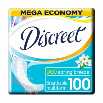 Щоденні гігієнічні прокладки Discreet Deo Spring Breeze Multiform 100 шт (8001090162113)