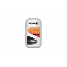 Губка-блеск для обуви Silver мини черная (8690757001669)