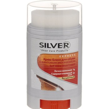 Крем-блеск для обуви Silver  50 мл карандаш бесцветный (8690757162049)