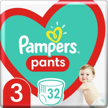 Подгузники-трусики Pampers Pants 3 (6-11 кг) 32 шт (8006540069653)