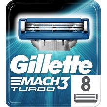 Змінні касети для гоління Gillette Mach3 Turbo 8 шт (ціна за 1шт) (3014260274924)