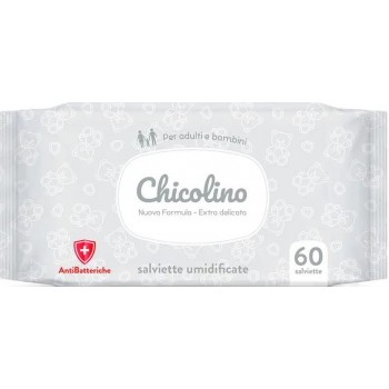 Салфетки влажные для взрослых и детей Chicolino Антибактериальные 60 шт (4823098407126)