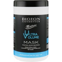 Маска Bioton Cosmetics Naturе Ultra Volume объем и блеск 1000 мл (4820026152677)