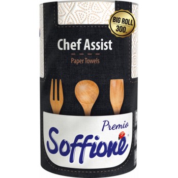 Паперові рушники Soffione Chef Assist  Premio  1 рулон 300 відривів (4820003835982)