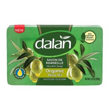 Мило Dalan Savon De Marseille Glycerine Organic Оливкова олія 150 г (8690529517824)