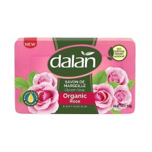 Мыло Dalan Savon De Marseille Glycerine Organic Роза 150 г (8690529524495)