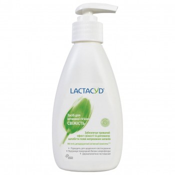 Гель для інтимної гігієни Lactacyd  Свіжість з дозатором 200 мл (5391520943195)