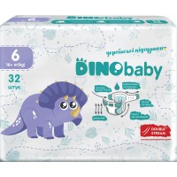 Підгузки Dino Baby 6 (16+ кг) 32 шт (4823098413240)