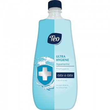 Мило рідке TEO Tete-a-tete Ultra hygiene aquamarine запаска 800мл (3800024045387)