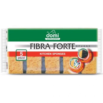 Губки кухонные Domi Fibra Forte 5 шт (4823017400818)