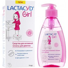 Гель для интимной гигиены Lactacyd с дозатором для Девочек 200 мл 