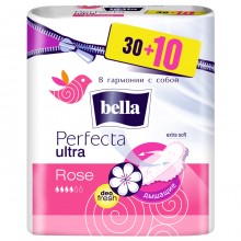 Прокладки Bella Perfecta Rose Soft 30+10 шт
