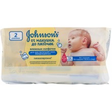 Салфетки влажные детские Johnson's baby 112 шт 