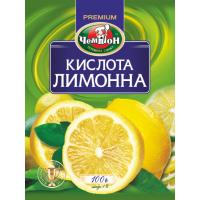 Лимонна кислота Чемпіон 100 г (4820149482675)
