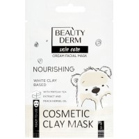 Косметична маска Beautyderm на основі Білої Глини Живильна 12 мл (4820185222532)