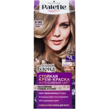 Краска для волос Palette 8-140 песочный русый 110 мл (4015100203776)