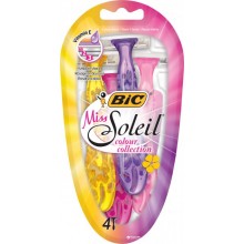 Станки бритвені BIC Miss Soleil colour collection 4 шт (3086123303843)