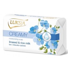 Мыло Luksja Linseed & Rice Milk 90 г (5900998006327)