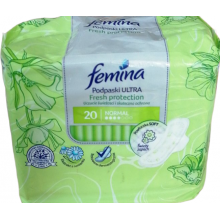 Гігієнічні прокладки Femina Ultra Soft Normal 4 краплі 20 шт (8594159080522)