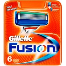 Сменные кассеты для бритья Gillette Fusion 6 шт