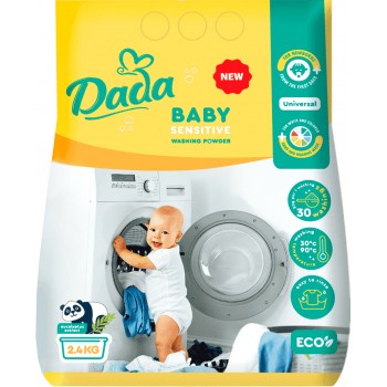 Пральний порошок для дитячих речей Dada Sensitive 2.4 кг 30 циклів прання (4820174980344)