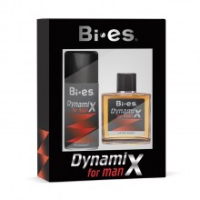 Подарунковий набір чоловічий Bi-Es Dynamix (Дезодорант 150 мл + Лосьйон після гоління 100мл) 