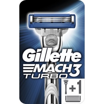 Бритва Gillette Mach3 Turbo з 2 змінними касетами (7702018020942)