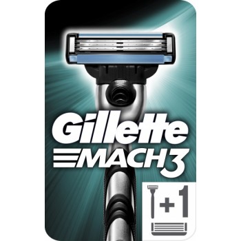 Бритва Gillette Mach 3 з 2 змінними картриджами (7702018020706)