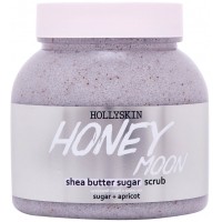 Сахарный скраб для тела Hollyskin Honey Moon с маслом Ши и Перлитом 300 мл (4823109701083)