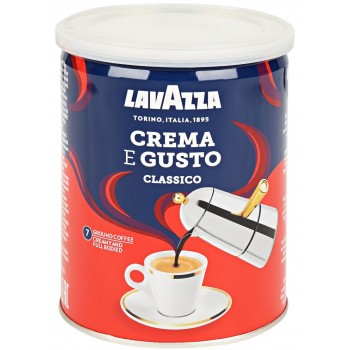 Кофе молотый LavAzza Crema&Gusto Classico 250 г жб (8000070038820)
